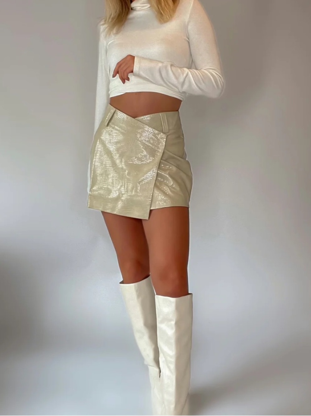NWT retail $98 size S #FreePeople,#4si3nna Blake skirt in tan